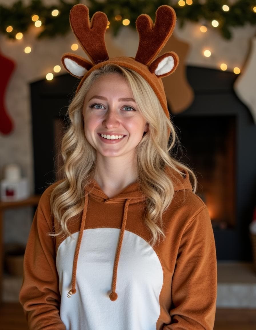 A sample Christmas photo from the gallery, shown as portrait 1 in the hero collage.