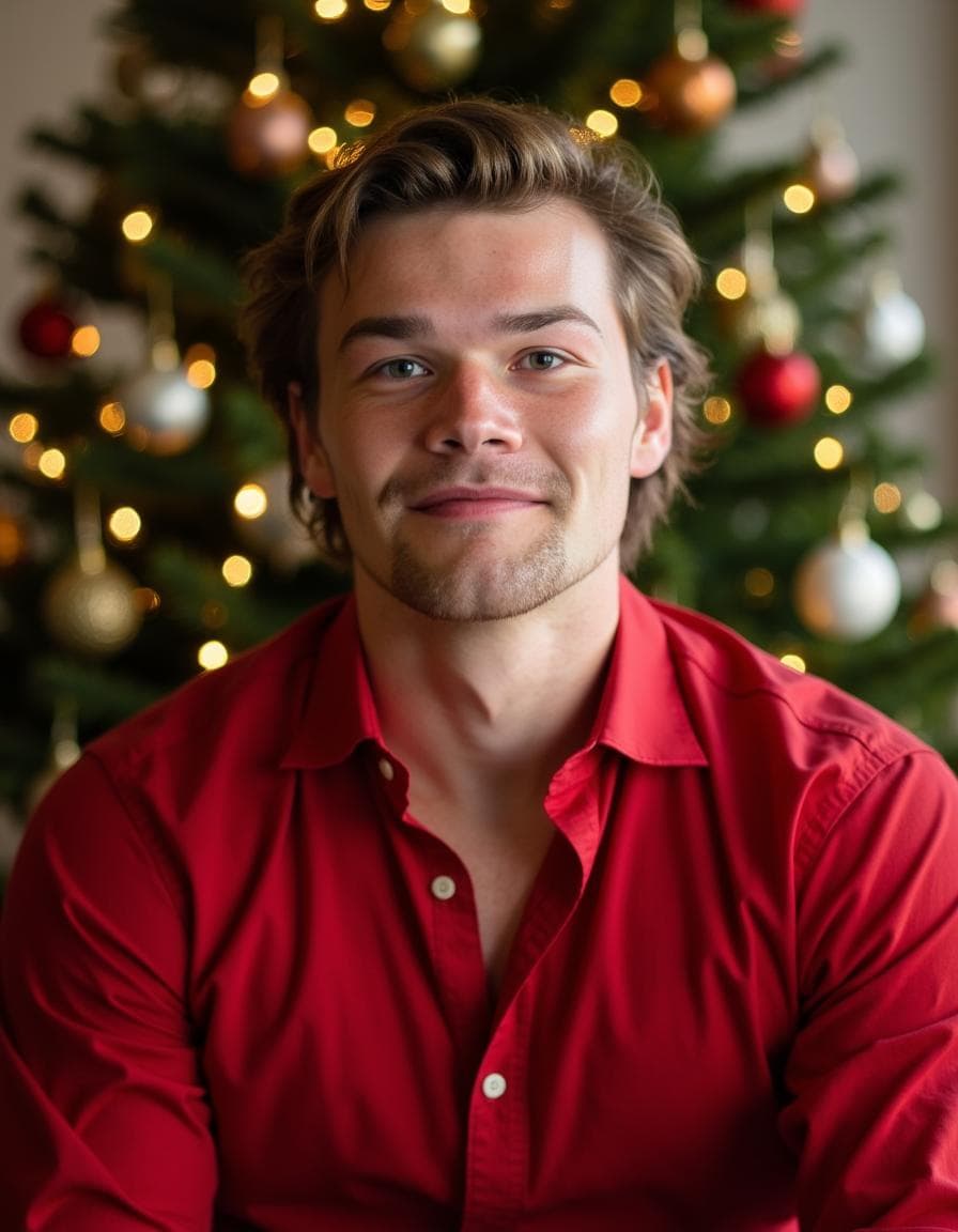 A Christmas Tree - Man style AI Christmas photo, example 2