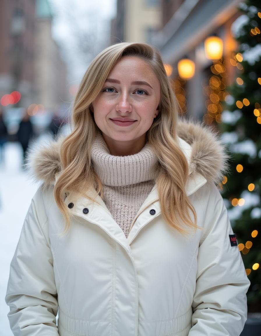 A sample Christmas photo from the gallery, shown as portrait 23 on the Christmas photos page.
