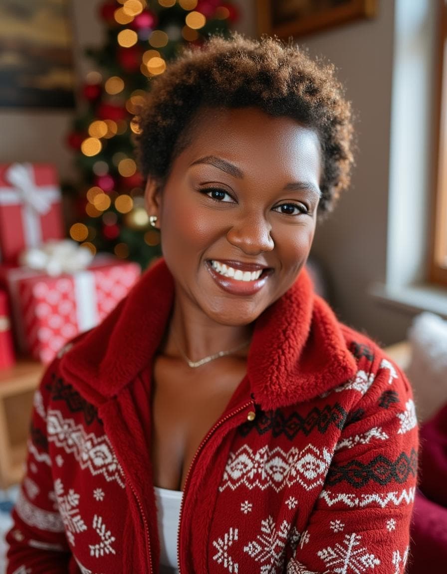 A sample Christmas photo from the gallery, shown as portrait 3 in the hero collage.