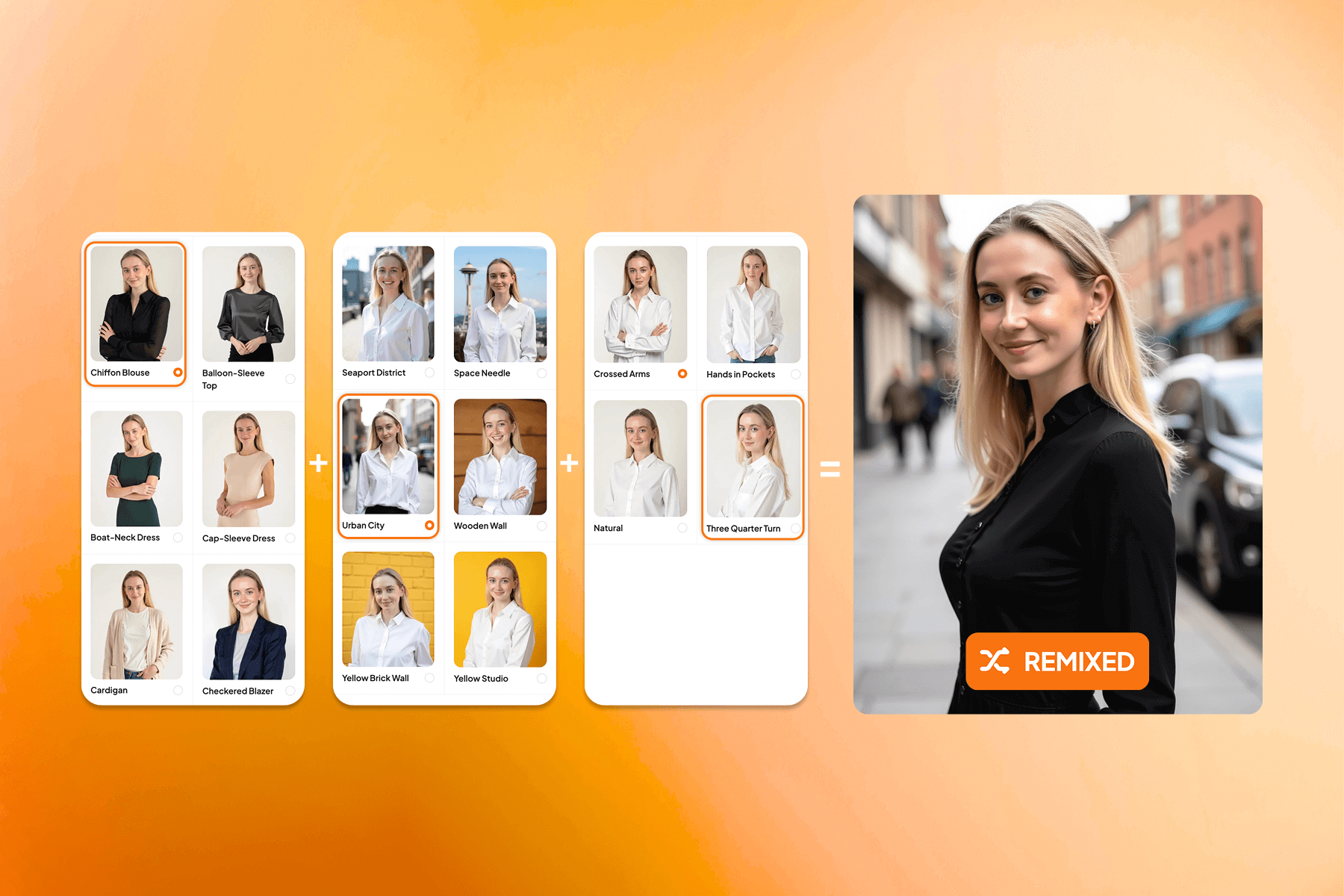 Meet Remix - Choose your outfit, background, and many more!