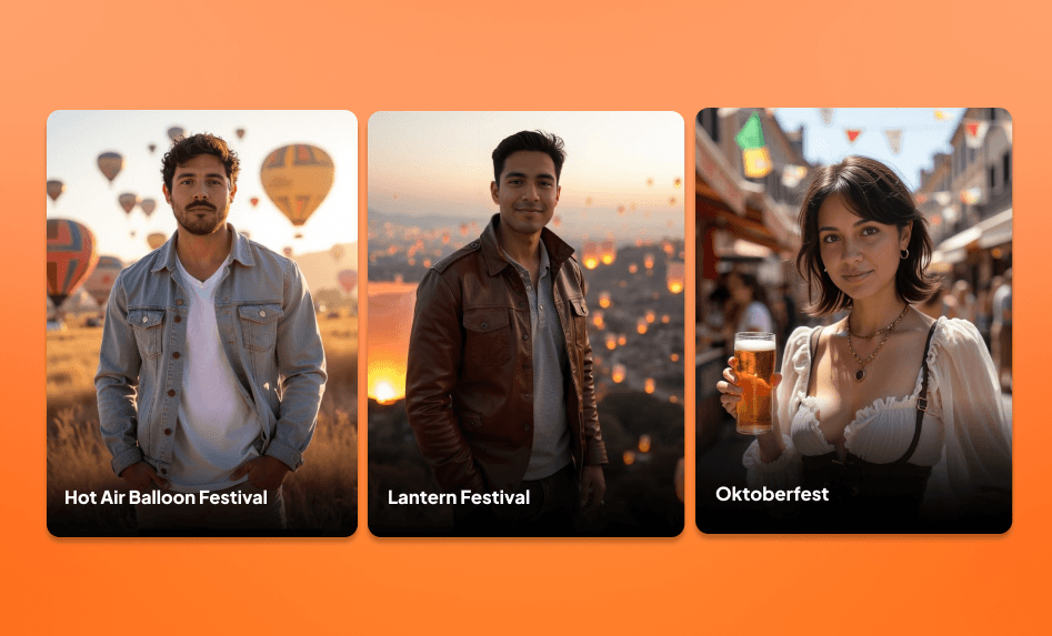 Hot Air Balloon Festival, Lantern Festival, and Oktoberfest Photo Packs | Aragon