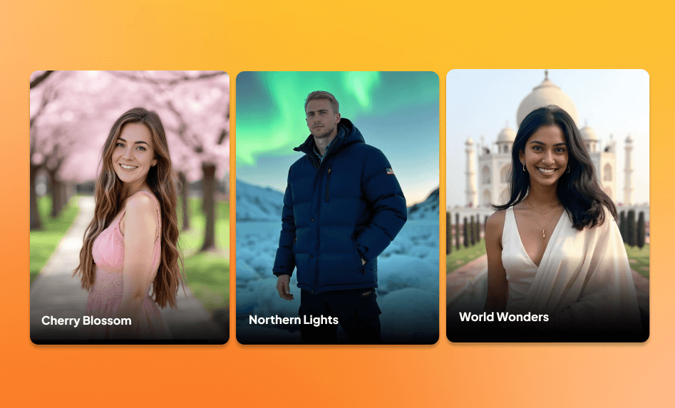 Cherry Blossom, Northern Lights, and Wonders of the World Photo Packs | Aragon