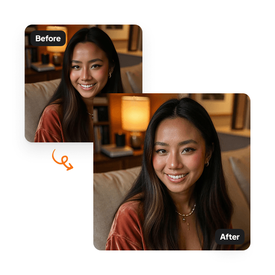 A sample result from the Realism Enhancer, previewing an improved photo.