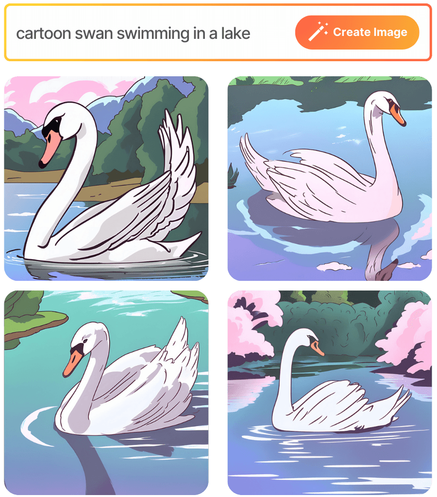 A third sample result from the Text to Image Generator, previewing one more edit.