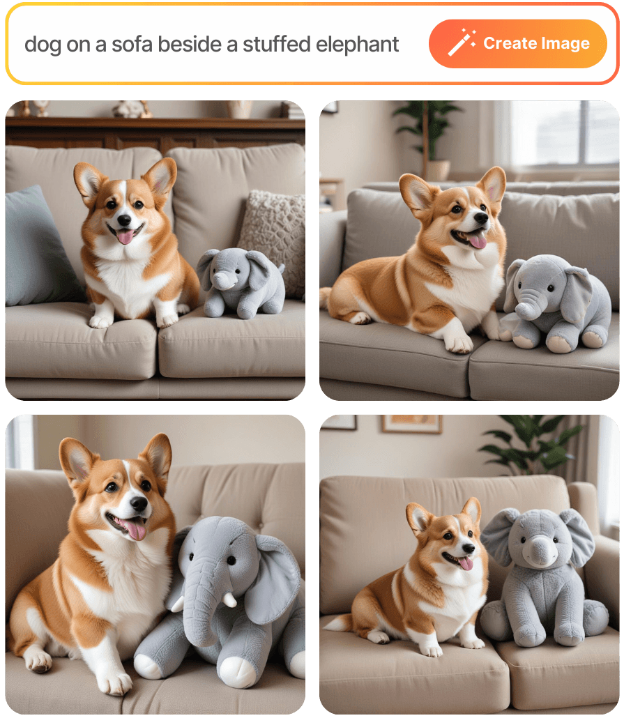 A fifth sample result from the Text to Image Generator, previewing a further edit.