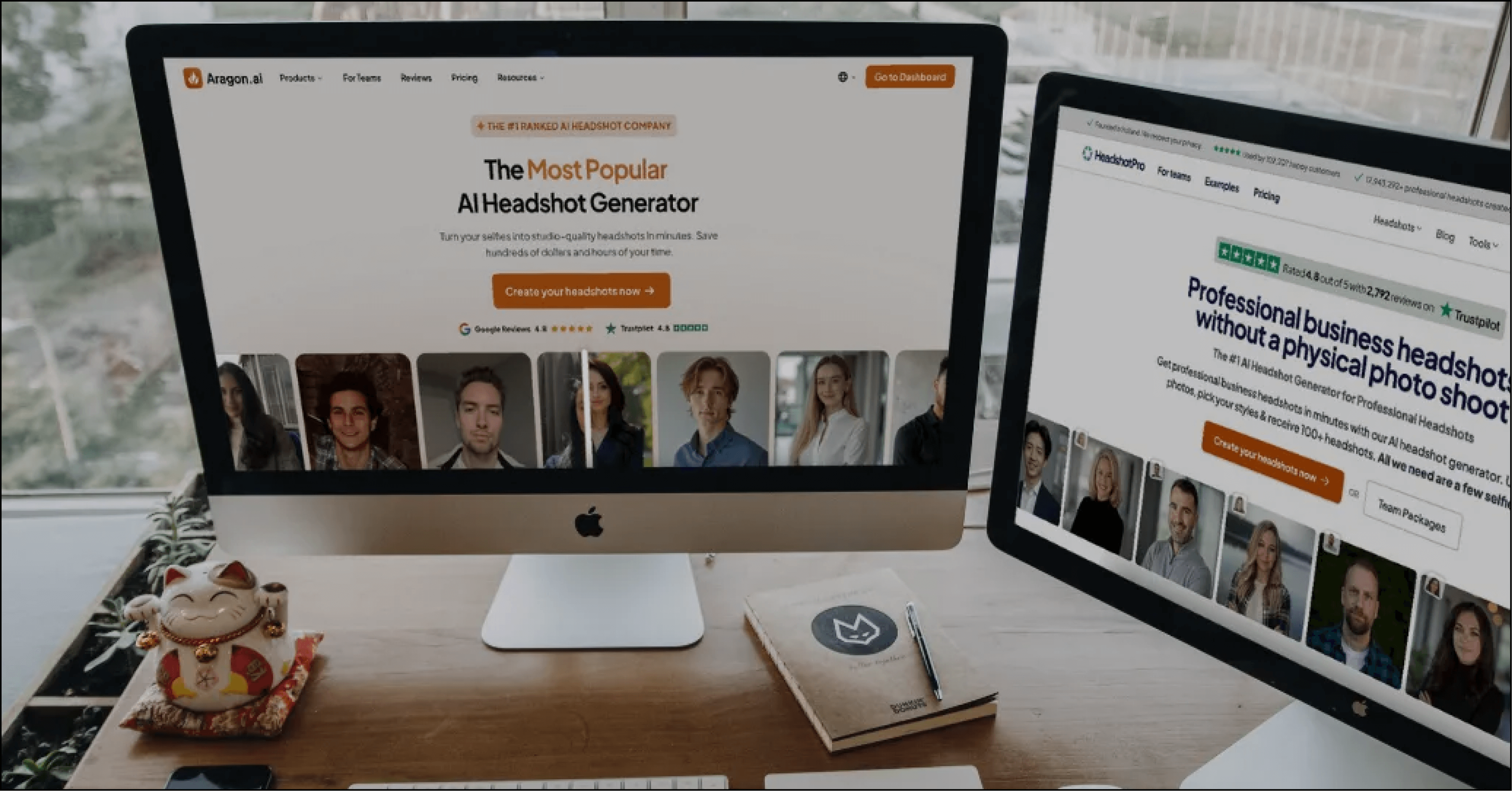 HeadshotPro vs Aragon: Which AI Headshot Generator Has Better Results?