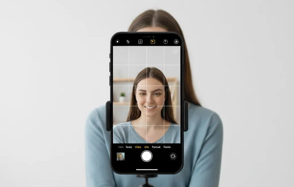 Camera framing example