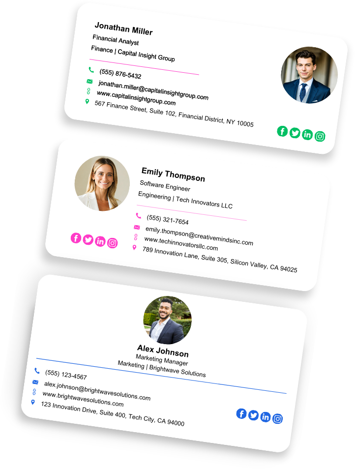 Free email signature generator